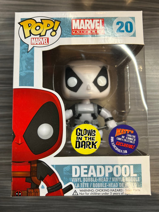 Funko POP! Marvel Universe - Deadpool (GiTD)(Matt's Exclusive)(Damaged Box) #20