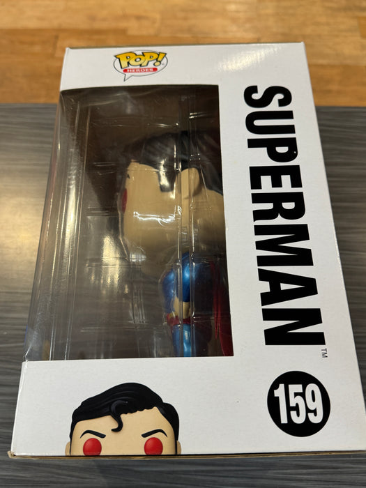 Funko POP! Heroes: DC Superman - Superman (Walmart Missing Sticker)(CHASE)[10 Inch](Damaged Box)  #159