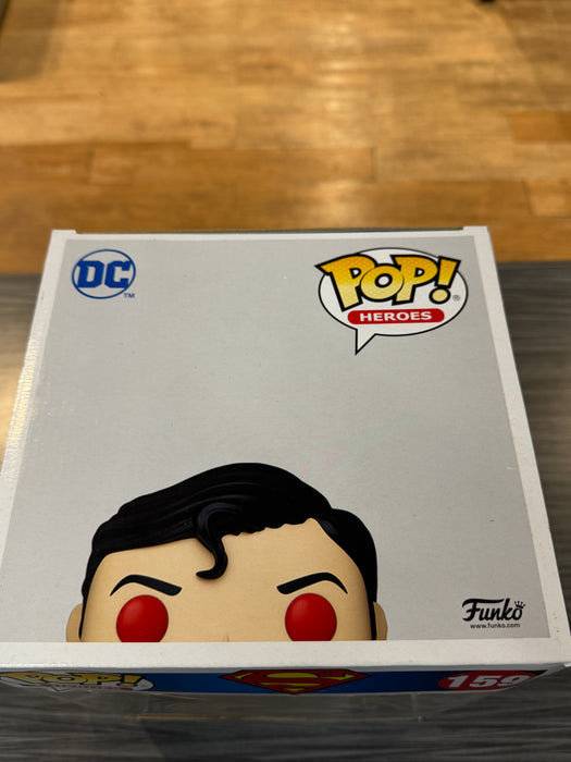 Funko POP! Heroes: DC Superman - Superman (Walmart Missing Sticker)(CHASE)[10 Inch](Damaged Box)  #159