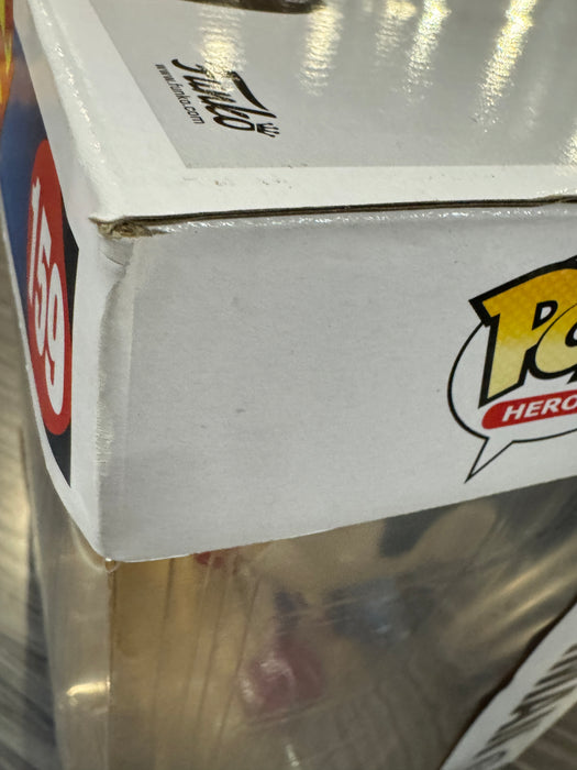 Funko POP! Heroes: DC Superman - Superman (Walmart Missing Sticker)(CHASE)[10 Inch](Damaged Box)  #159