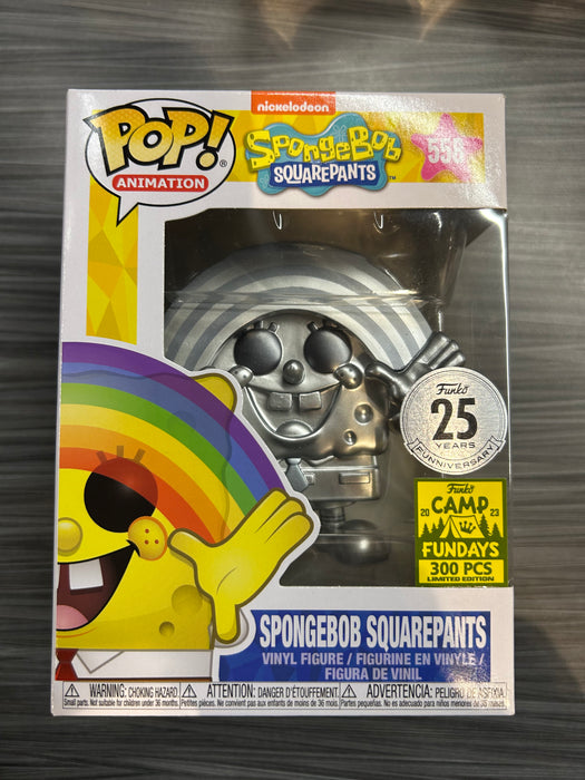 Funko POP! Animation: Spongebob Squarepants (25 Years Funniversary)(2023 Camp Fundays)(300PCS)(Damaged Box)[B] #558