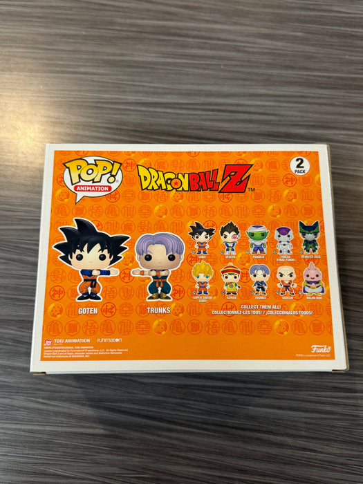 Funko POP! Animation: Dragon Ball Z - Goten & Trunks (2018 Funimation)(Damaged Box) [2-Pack]