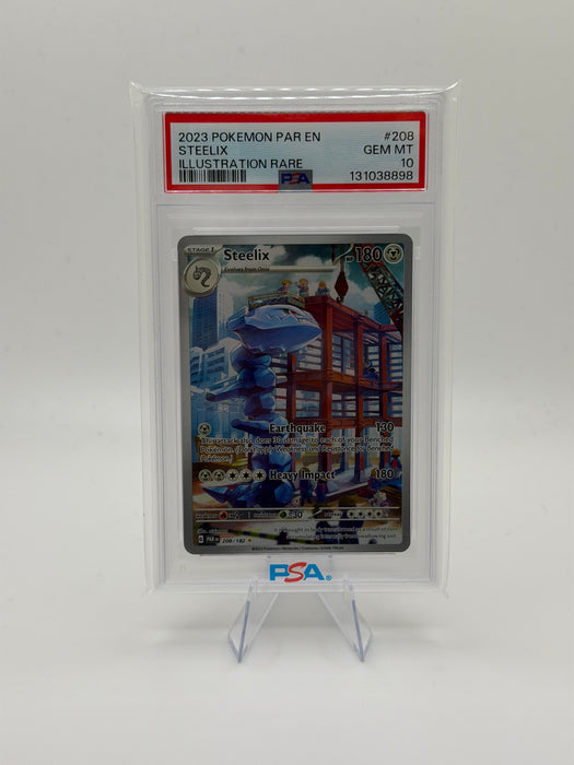 2023 POKEMON PAR EN Steelix #208 Illustration Rare [GEM MT PSA 10]