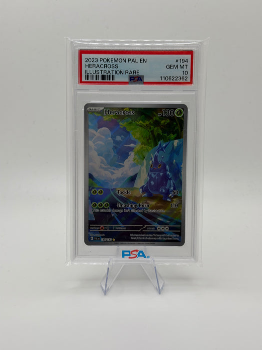 2023 POKEMON PAL EN Heracross #194 Illustration Rare [GEM MT PSA 10]