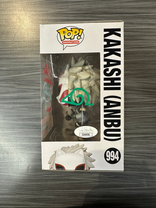 Funko POP! Animation: Naruto Shippuden - Kakashi [Anbu](CHASE)(AAA)(Signed/Dave Wittenberg/JSA) #994