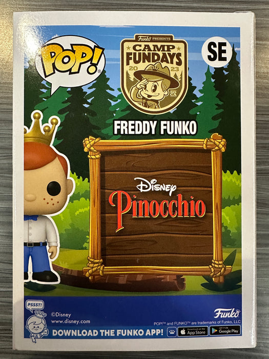 Funko POP! Camp Fundays: Freddy Funko As Pinocchio (2023 Camp Fundays)(750PCS)(Damaged Box) #SE