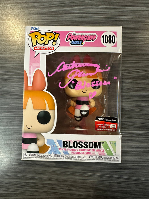 Funko POP! Animation: The Powerpuff Girls - Blossom (7BAP/100 PCS)(Signed/Catherine Cavadini/JSA) #1080
