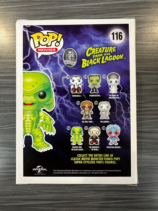 Funko POP! Movies: Monsters - Creature From The Black Lagoon (GiTD)(Damaged Box) #116