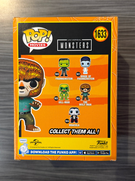 Funko POP! Movies: Universal Monsters - The Wolf Man (Funko)(Damaged Box)[C] #1633