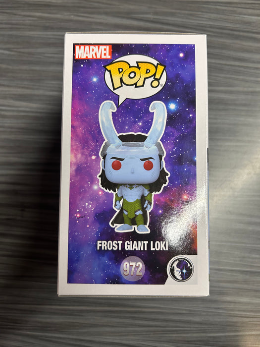 Funko POP! Marvel: What If...? - Frost Giant Loki (Signed/ Matt Damon/ Beckett) #972
