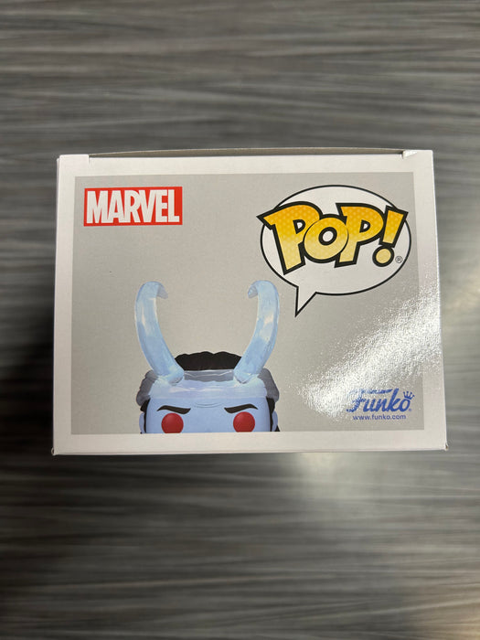 Funko POP! Marvel: What If...? - Frost Giant Loki (Signed/ Matt Damon/ Beckett) #972