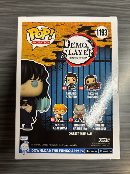 Funko POP! Animation: Demon Slayer - Muichiro Tokito (2022 Funkon)(Signed/Griffin Burns/JSA) #1193