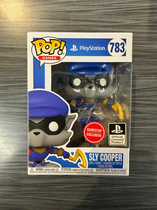 Funko POP! Games: Playstation: Sly Cooper (GameStop)(Damaged Box) #783