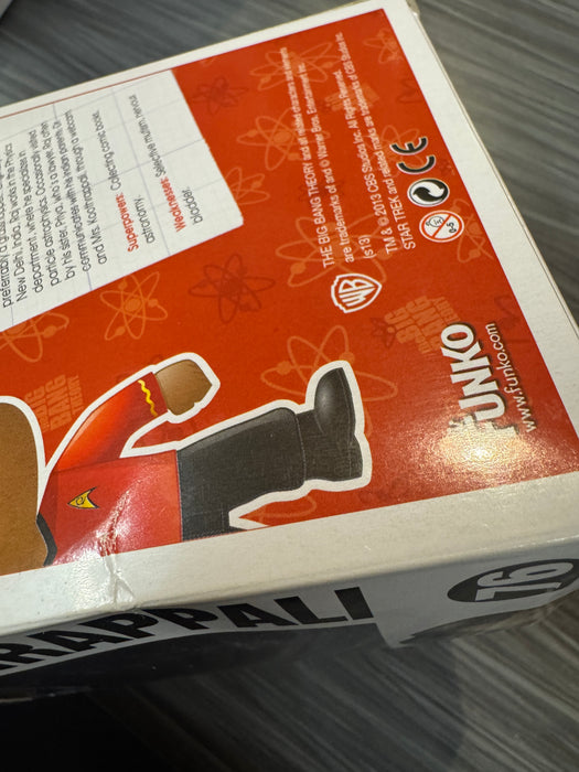 Funko POP! Television: The Big Bang Theory - Raj Koothrappali [Star Trek] (Damaged Box) #76