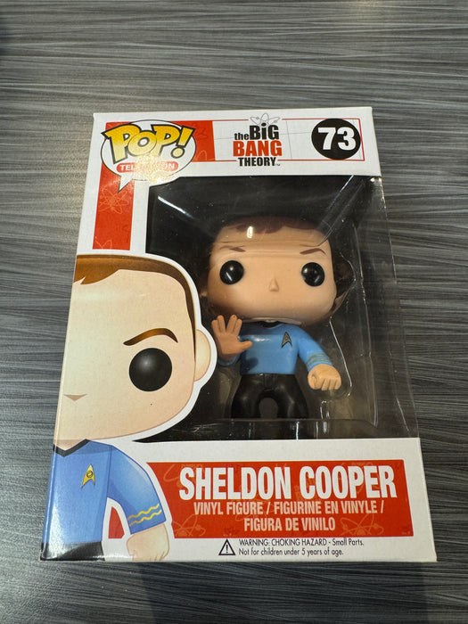 Funko POP! Television: The Big Bang Theory - Sheldon Cooper [Star Trek](Damaged Box) #73