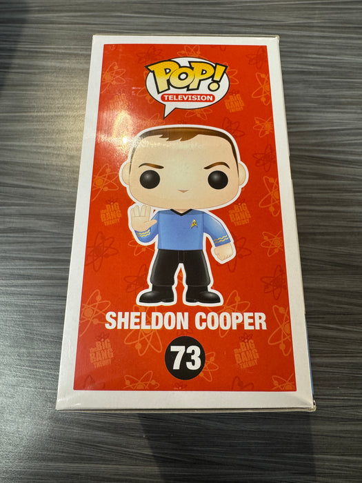 Funko POP! Television: The Big Bang Theory - Sheldon Cooper [Star Trek](Damaged Box) #73