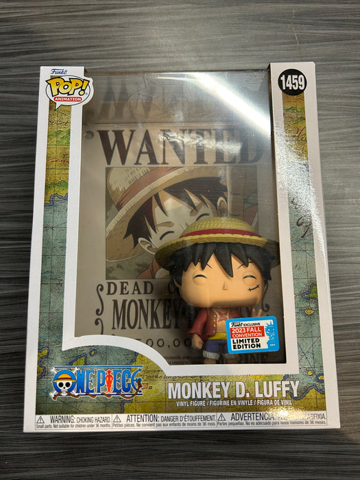 Funko POP! Animation: One Piece - Monkey D. Luffy [Wanted Poster] (2023 Fall Convention)(Damaged Box) #1459