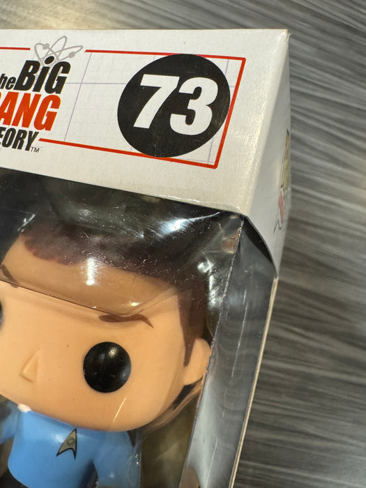 Funko POP! Television: The Big Bang Theory - Sheldon Cooper [Star Trek](Damaged Box) #73