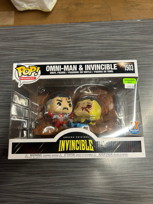 Funko POP! Moment: Invincible - Omni-Man & Invincible (Px Previews)(Damaged Box) #1503
