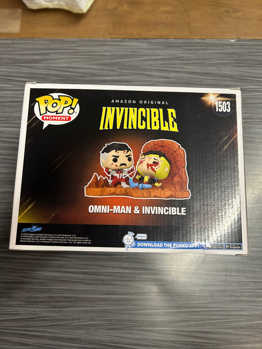 Funko POP! Moment: Invincible - Omni-Man & Invincible (Px Previews)(Damaged Box) #1503