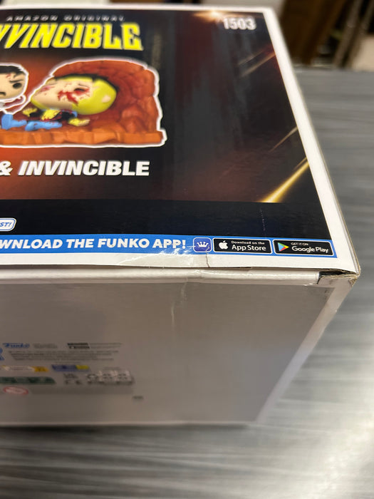 Funko POP! Moment: Invincible - Omni-Man & Invincible (Px Previews)(Damaged Box) #1503