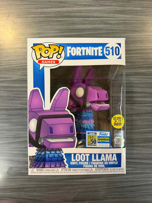 Funko POP! Games: Fortnite - Loot Llama (GiTD)(2019 SDCC)(Damaged Box*) #510