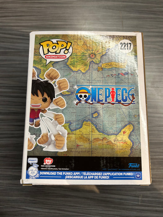 Funko POP! Animation: One Piece - Monkey. D. Luffy (Funko Sticker/CCXPMX 2026)[4-Inch](Damaged Box) #2217