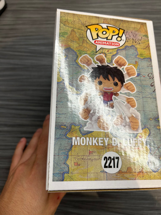 Funko POP! Animation: One Piece - Monkey. D. Luffy (Funko Sticker/CCXPMX 2026)[4-Inch](Damaged Box) #2217