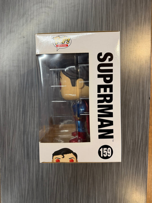 Funko POP! Heroes: DC Superman - Superman (Walmart)(CHASE)[10 Inch](Damaged Box)[B] #159