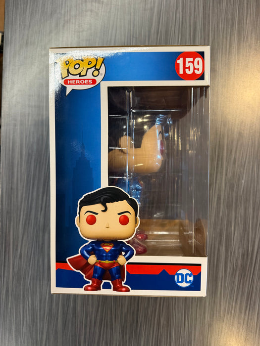Funko POP! Heroes: DC Superman - Superman (Walmart)(CHASE)[10 Inch](Damaged Box)[B] #159