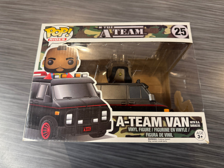 Funko POP! Rides: The A Team - A-Team Van w/ B.A. Baracus (Damaged Box) #25