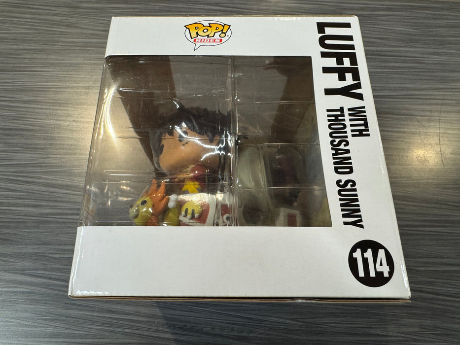 Funko POP! Rides: One Piece - Luffy w/ Thousand Sunny (2022 Winter Convention)(Damaged Box) #114