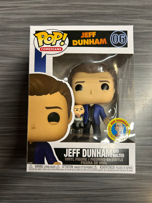 Funko POP! Comedians: Jeff Dunham And Walter[Blue Jacket](Jeff Dunham Exclusive)(Damaged Box*) #06