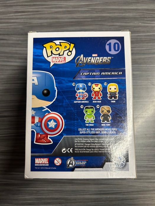 Funko POP! : Avengers - Captain America [3 Lang](Damaged Box) #10