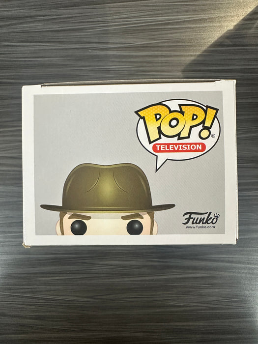 Funko POP! Television: Stranger Things - Hopper [Gold] (2018 SDCC)(40 PCS)(Damaged Box) #512