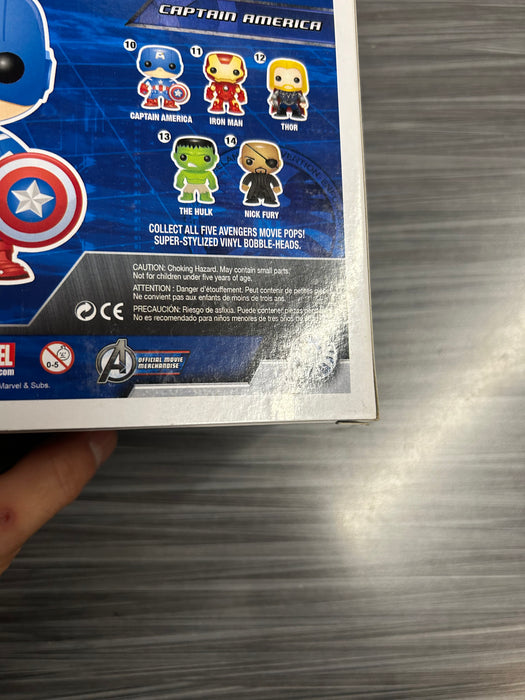 Funko POP! : Avengers - Captain America [3 Lang](Damaged Box) #10