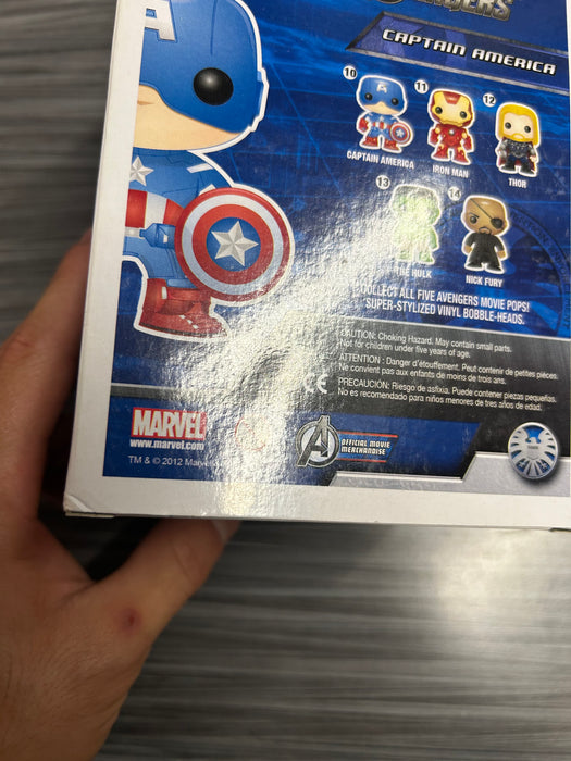 Funko POP! : Avengers - Captain America [3 Lang](Damaged Box) #10