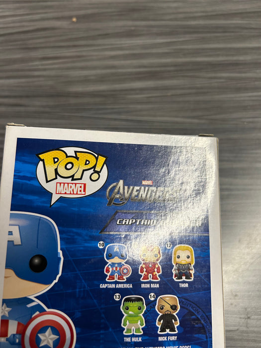 Funko POP! : Avengers - Captain America [3 Lang](Damaged Box) #10