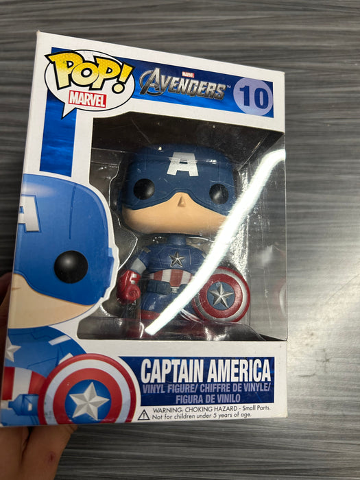 Funko POP! : Avengers - Captain America [3 Lang](Damaged Box) #10