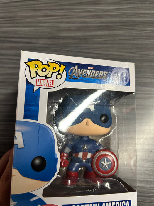 Funko POP! : Avengers - Captain America [3 Lang](Damaged Box) #10