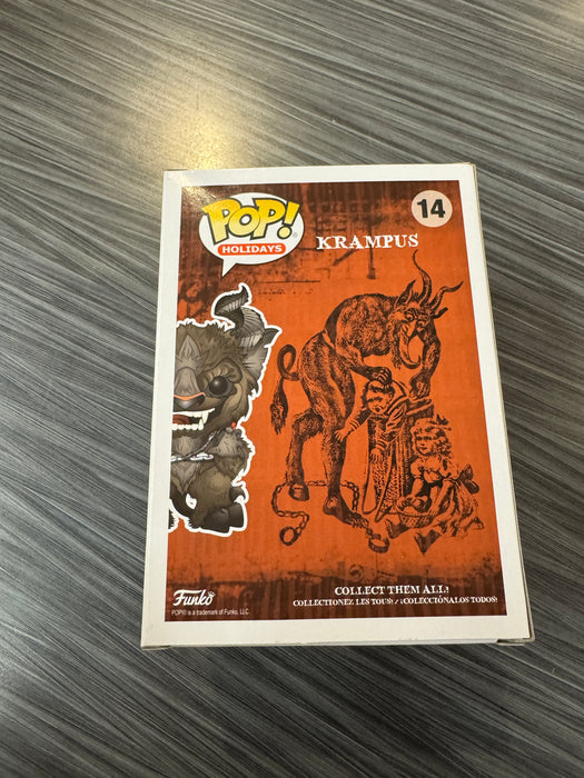 Funko POP! Holiday: Krampus (Hot Topic)(Flocked)(CHASE)(Damaged Box) #14