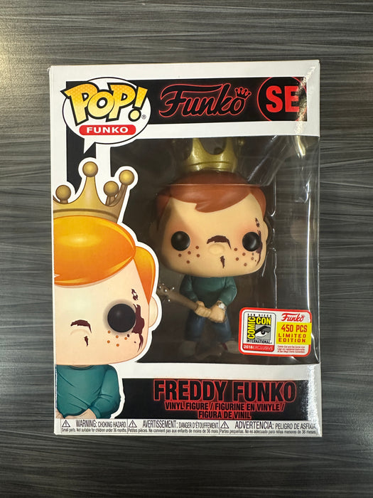 Funko POP! Freddy Funko As Steve Harrington [with Bat] (2018 SDCC)(450 PCS)(Damaged Box) [B] #SE