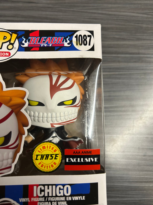 Funko POP! Bleach: Ichigo (CHASE)(AAA Exclusive)(Damaged Box) #1087