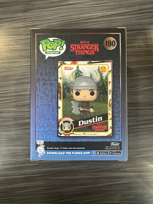Funko POP! Digital: Stranger Things - Dustin (NFT Release)(3000PCS)(Damaged Box) #190