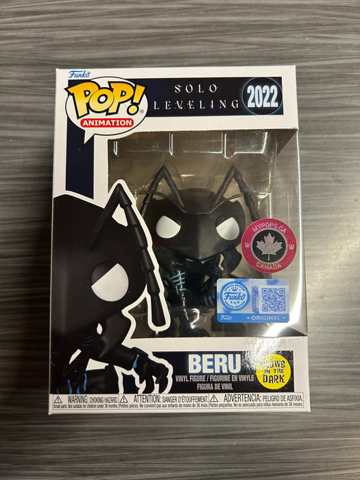 Funko POP! Animation: Solo Leveling - Beru (GiTD)(Mypops.CA Canada/ Funko Sticker)(Damaged Box) #2022