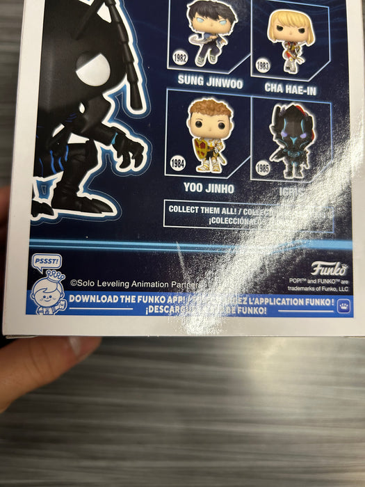 Funko POP! Animation: Solo Leveling - Beru (GiTD)(Mypops.CA Canada/ Funko Sticker)(Damaged Box) #2022
