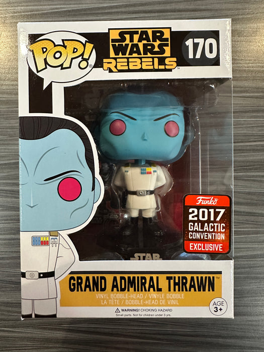 Funko POP! Star Wars Rebels: Grand Admiral Thrawn (2017 Galactic Convention)(Damaged Box)[B] #170