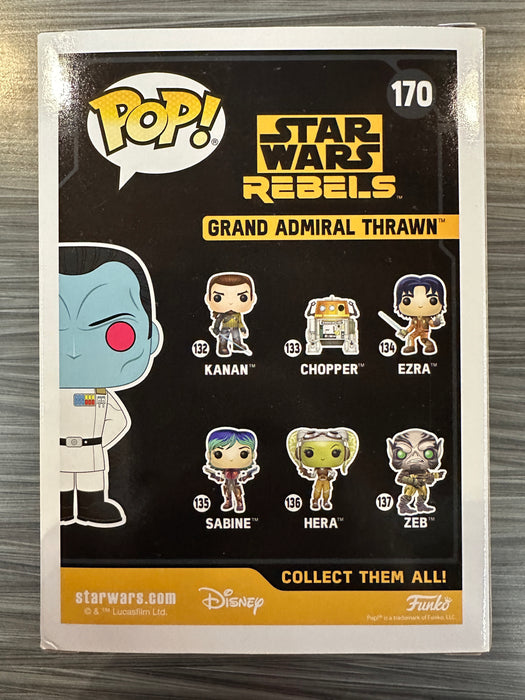 Funko POP! Star Wars Rebels: Grand Admiral Thrawn (2017 Galactic Convention)(Damaged Box)[B] #170