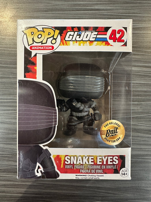 Funko POP! Animation: G.I. Joe - Snake Eyes (Bait)(Damaged Box) #42