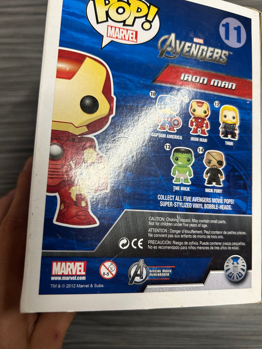 Funko POP! Marvel: Avengers - Iron Man (Damaged Box) #11